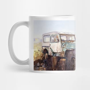 An Old Jeep In La Alpujarra Mug